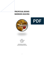 Proposal Bakwan Jagung