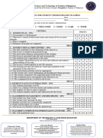 Practice Teachers Rating Sheet