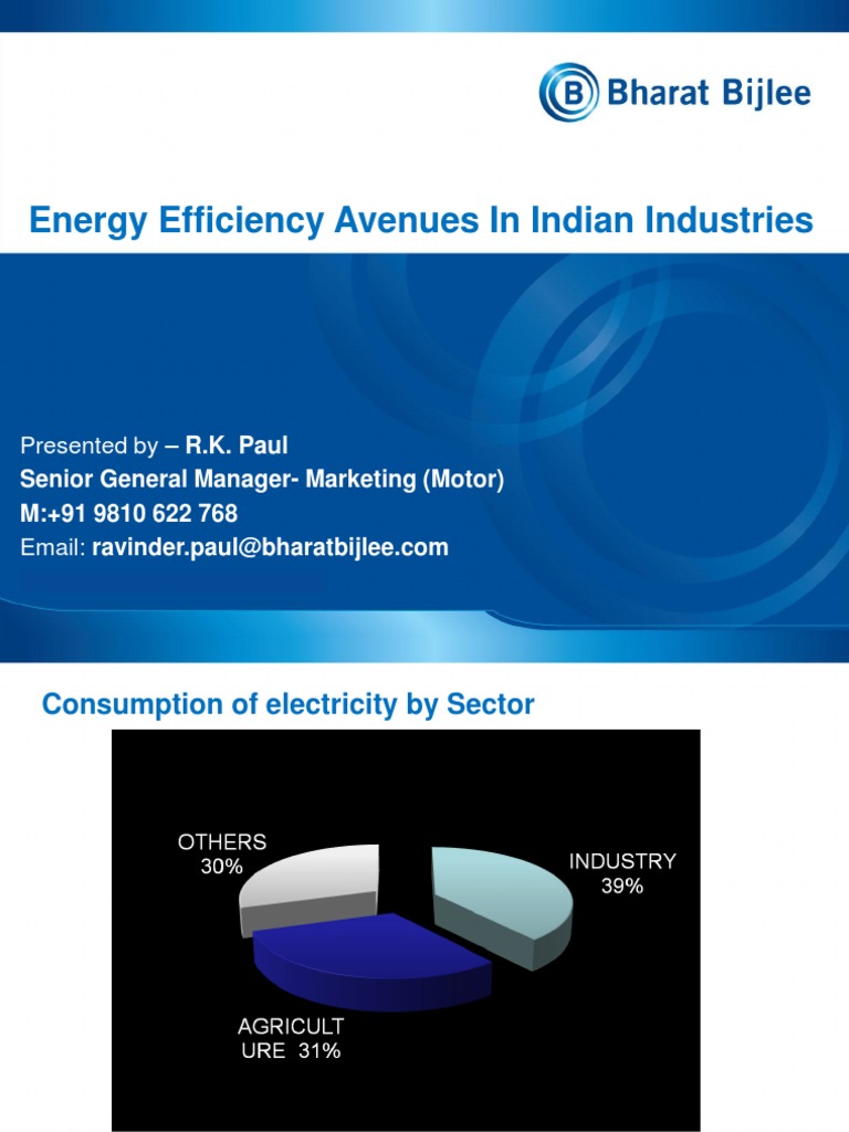 Energy Efficiency in Indian Industries | PDF | Efficient Energy Use ...