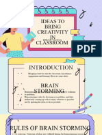 Ideas To Bring Creativity in Classroom