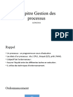 Chapitre Gestion Des Processus