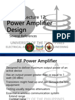 Ece113 Lec17 Power Amplifier Design