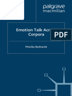 Emotion Talk Across Corpora