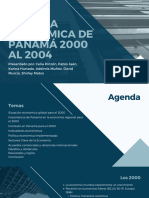 Política Económica de Panamá 2000 Al 2004