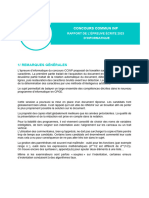 Rapport Informatique PSI 2023