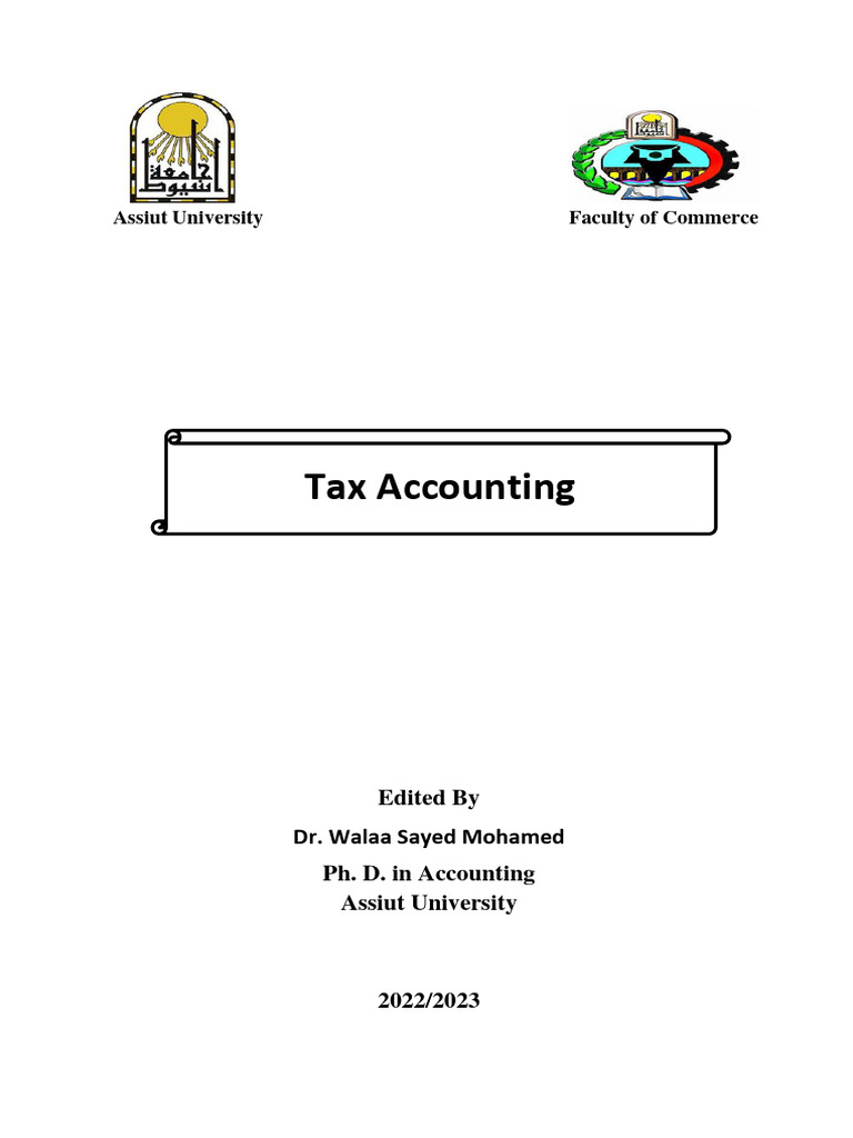 Updated Tax Accounting Bis 2024 Pdf Taxes Income Tax