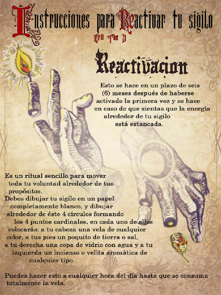 Reactivacion Sigilo | PDF