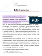 3.2.3 Non-Probability Sampling