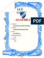 Producto Academico de Algebra