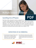 Brochure Multiple Subject