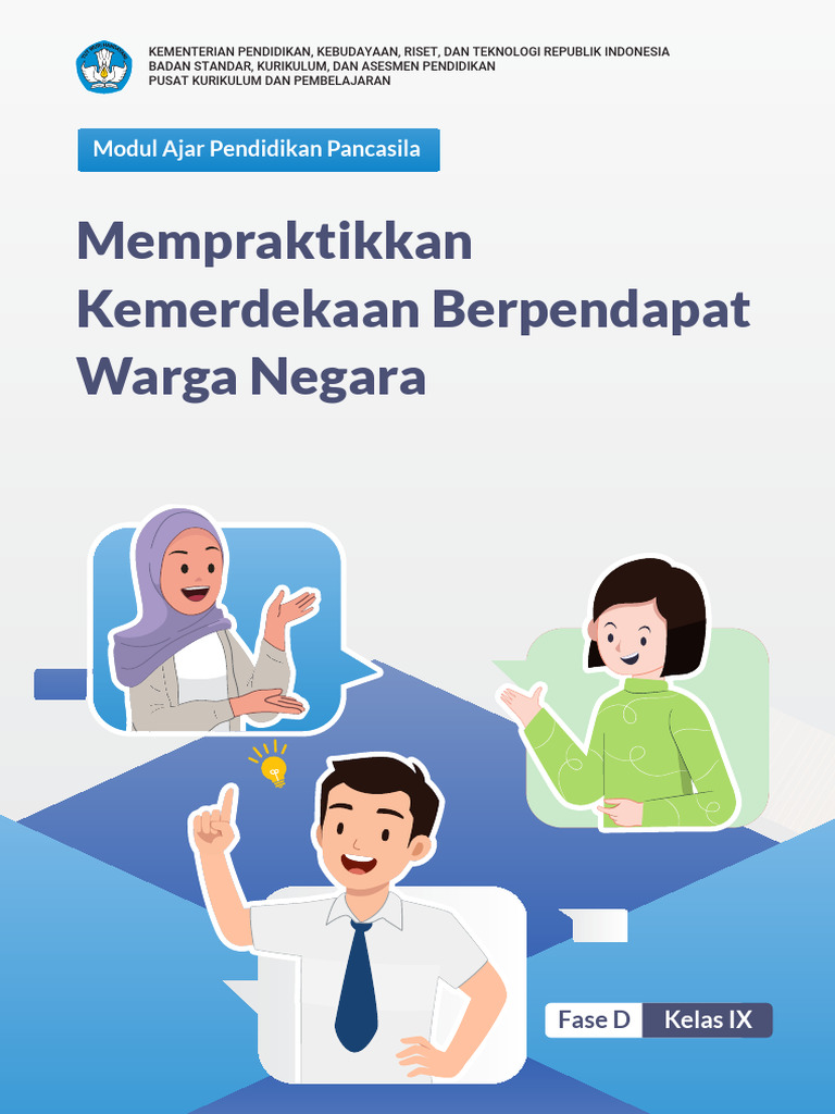 Modul Ajar Pendidikan Pancasila - Mempraktikkan Kemerdekaan Berpendapat