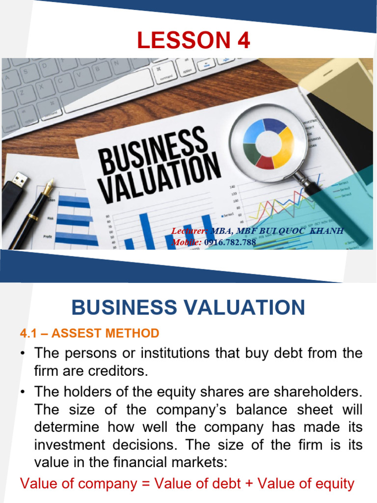 Business Valuation Techniques Explained | PDF | Business Valuation ...