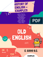 History of English - Examples