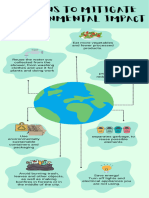 Infografía Cuidado Del Medio Ambiente Moderno Verde