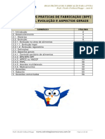 Aula 01 - Boas Práticas de Fabricação (BPF) Definições, Evolução e Aspectos Gerais