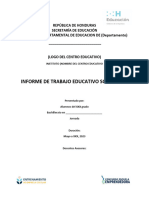 Ejemplo de Estructura-Informe de Trabajo Educativo Social 2023 - Componente de Emprendimiento 2023