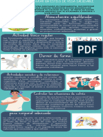 Infografía Recetas para Comer Saludable Ideas Divertido Organico Ilustrado Naranja y Verde