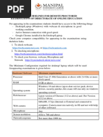 GENERAL GUIDELINES-Auto Proctered Examination