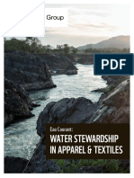 Water Stewardship in Textile and Apparels