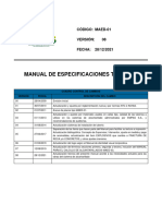 Maed 01 08 Manual de Especificaciones Tecnicas