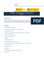 Contenidos - IFCT45 COMPETENCIAS DIGITALES BASICAS
