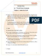 Inside Our Earth Class 7 Notes CBSE Geography Chapter 2 PDF