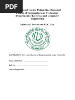 IDPLC Lab 02 Introduction To PLC