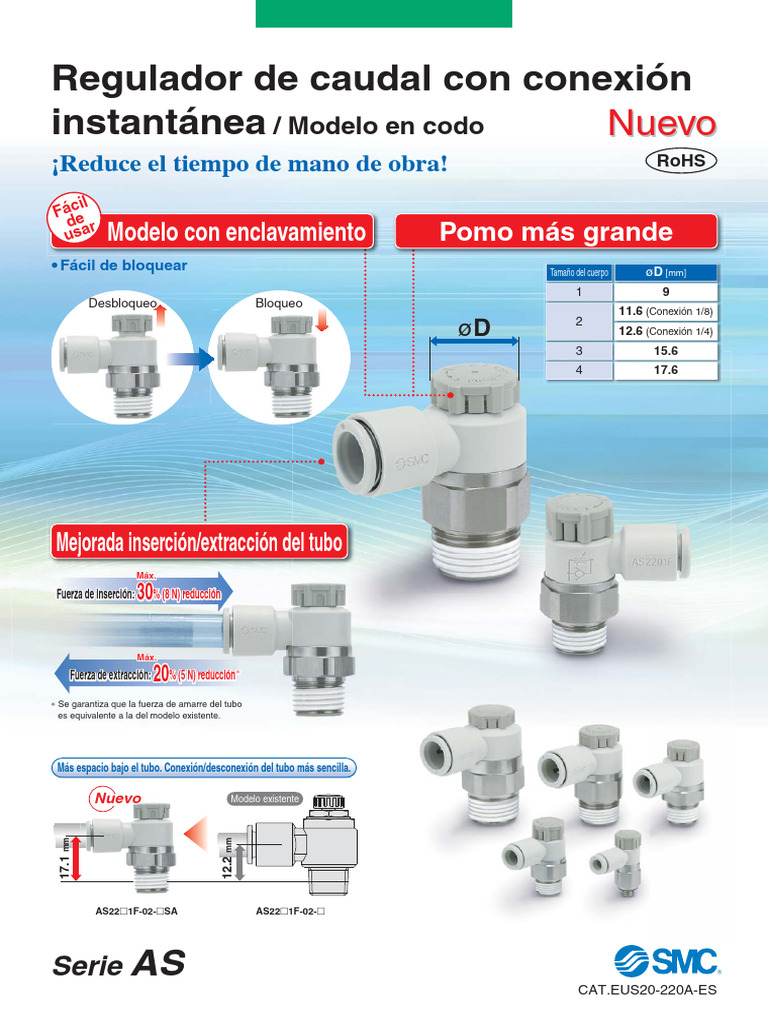 Regulador De Caudal Con Conexi n Instant nea Nuevo PDF Tornillo 