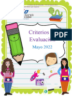 Criterios de Evaluación 2022