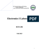 Electronics I Lab. ECE 201