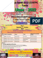 Puja Samiti 2022-23 NTPC Tanda: (Navaratri Cultural Programme)