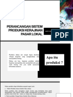 Sistem Produksi Kerajinan Pasar Lokal