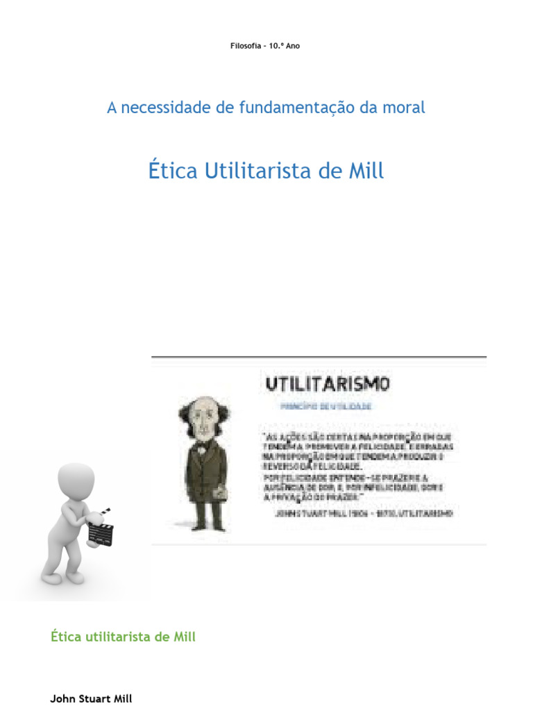 Ética Utilitarista de Mill | PDF | Utilitarismo | Prazer