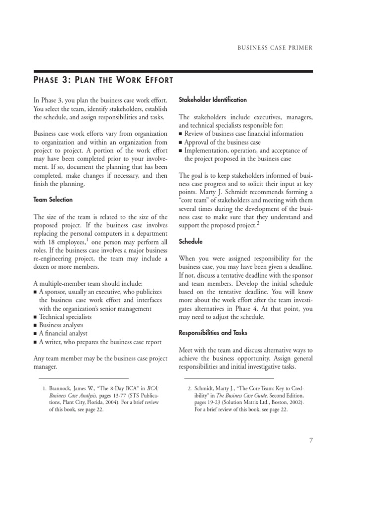 Business Case Primer-7-14 | PDF | Net Present Value | Internal Rate Of ...