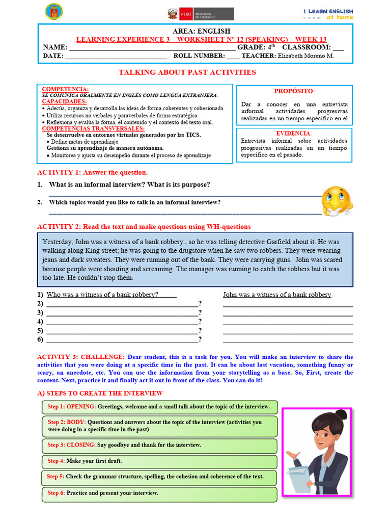 Week 13 Worksheet 12 Speaking | PDF | Linguistics | Human Communication