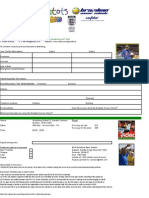 BSS Booking Form Half-Term 2007