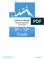 Grades 9-12 - Climb To Wealth Curriculum