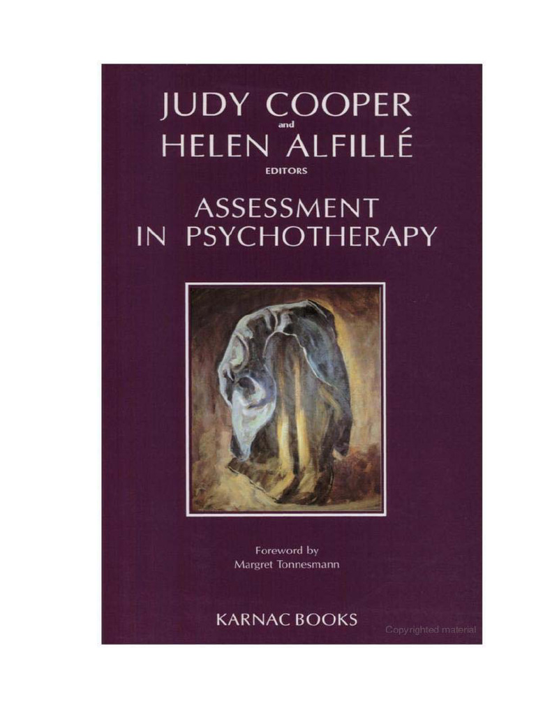 Assessment in Psychotherapy - Judy Cooper | PDF | Psychoanalysis ...