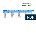 Rol Triaje Marzo Actual