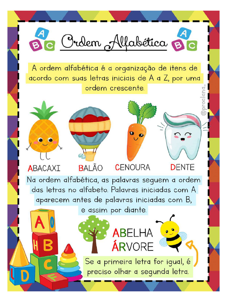 Ordem Alfabética | PDF