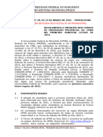Universidade Federal Do Maranhão Pró-Reitoria de Ensino/Proen