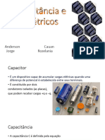 Capacitância e Dielétricos