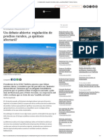 Un Debate Abierto - Regulación de Predios Rurales, ¿A Quiénes Afectará - Diario de Valdivia