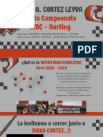 Diego Cortez - Piloto Karting RMC 2023 2024 - Prom Pesada Tecsup