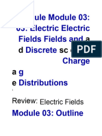 Módulo 3. Campos Eléctricos y Distribuciones de Carga Discreta