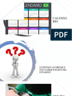 CALENDÁRIO