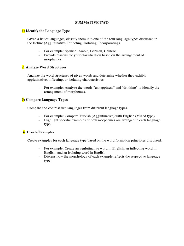Summative two ling pdf