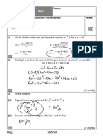 FAlg1 Topic Review