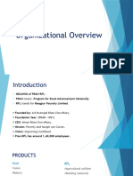 Organizational Overview of PRAN-RFL.