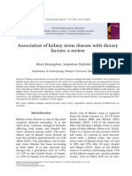 Association of Kidney Stone Disease With Dietary Factors